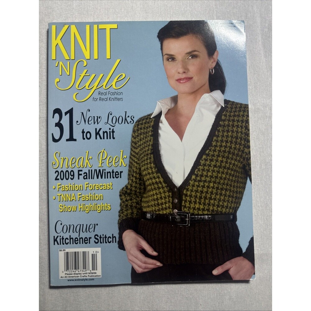 RARE - Knit 'N Style Magazine October 2009 Issue 163